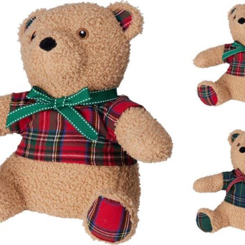 DOORSTOPPER BEAR 24X16CM 2ASS