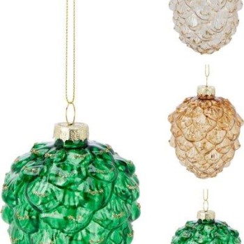 PINECONE HANG DECO 7X9CM 3ASS