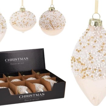 ORNAMENT GLASS 3ASS SHAPES