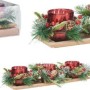 XMAS TEALIGHT HOLDER S4 3ASS CLR