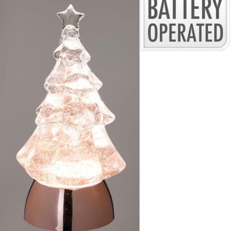 XMAS TREE WITH LED 11X21CM