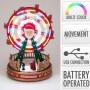 FERRIS WHEEL W LED 19X28CM