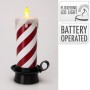 XMAS LED CANDLE CANDY CANE 15X12X29
