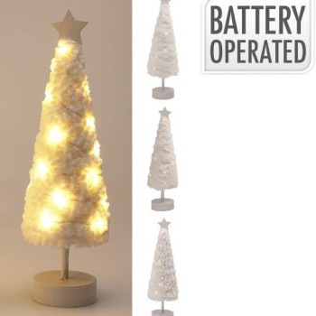 XMAS DECORATIVE TREE LED 12X37CM