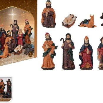 NATIVITY FIGURINES 9PCS 15CM
