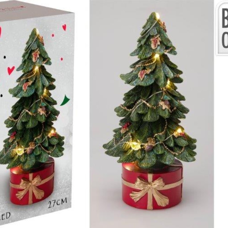 XMAS TREE LED 13X27CM