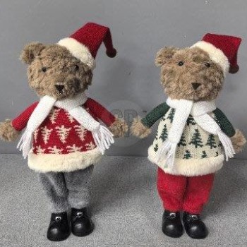 BEAR STANDING 45CM 2ASS D