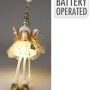 ANGEL GIRL W LED 60CM GOLD