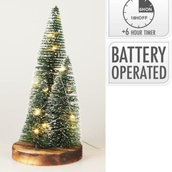 TREE'S 3PCS ON BASE 30CM GREEN