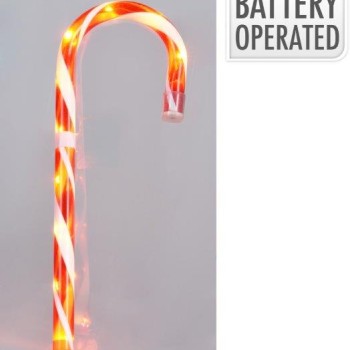 CANDY CANE LED 120CM RED WHITE