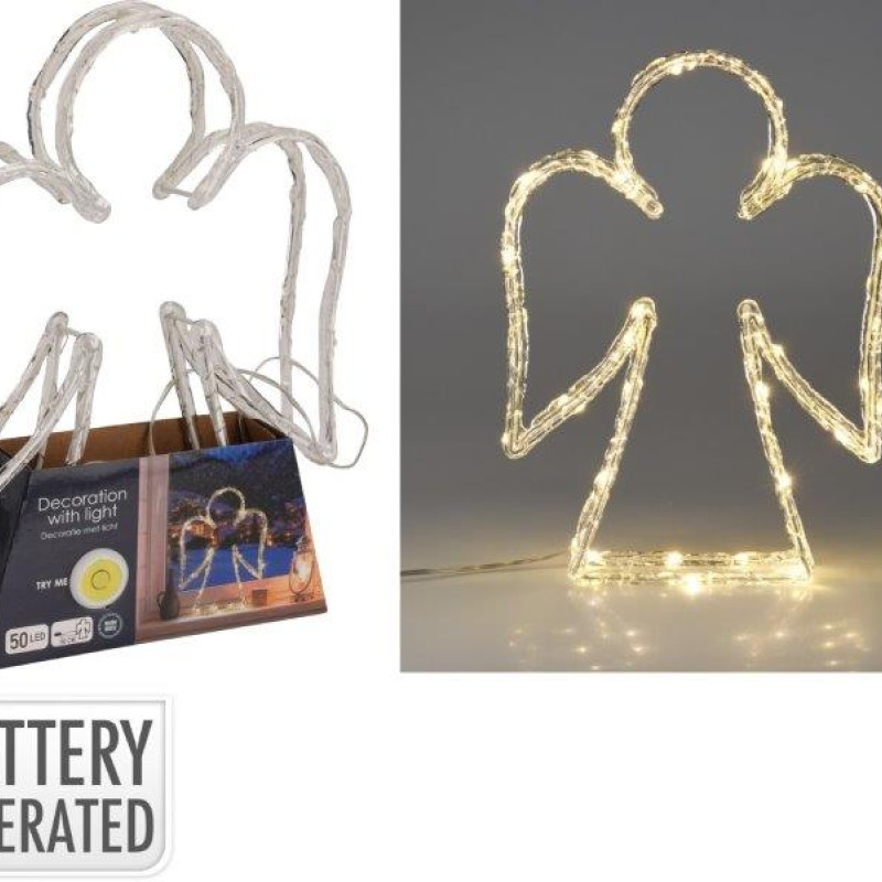 ANGEL 50LED WARM WHITE 23X31CM