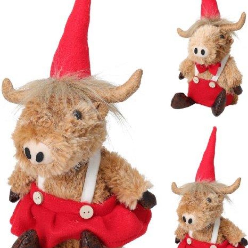 COW SITTING 32CM 2ASS