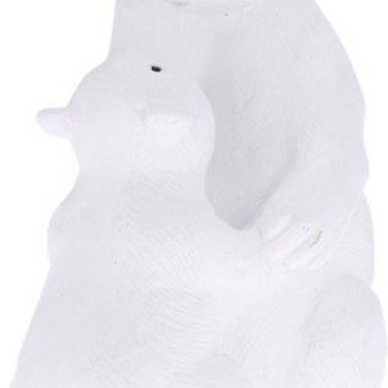 POLAR BEAR 36CM HOLDING BABY