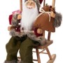 SANTA 45CM BROWN ROCKING CHAIR