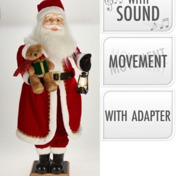 SANTA CLAUS 110CM WITH MUSIC