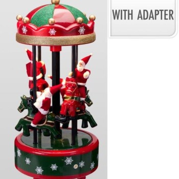 CAROUSEL SANTA'S 60CM