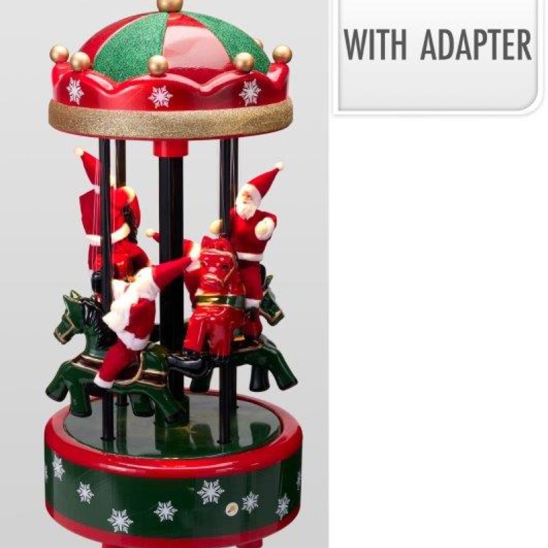 CAROUSEL SANTA'S 60CM