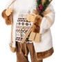 SANTA STANDING 80CM BROWN