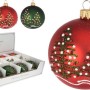 XMAS BALL TREES DECO 80MM ASSORTED DESIGNS