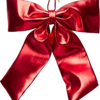 BOW 68X80CM RED