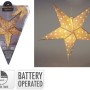 PAPER STAR LED 60CM WHITE