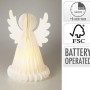 PAPER ANGEL 50CM LED WHITE