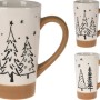 MUG WITH TREE 15CM ASSORTED DESIGNS