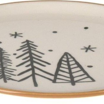 PLATE XMAS TREE 16CM