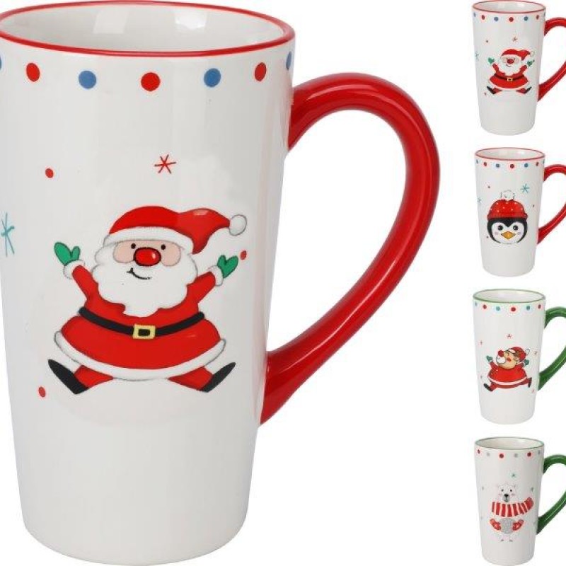 MUG CHRISTMAS 135MM ASSORTED DESIGNS