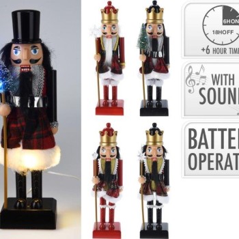 SOLDIER 40CM WITH LED ASSORTED DESIGNS