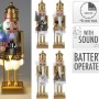SOLDIER 40CM GOLD LED ASSORTED DESIGNS