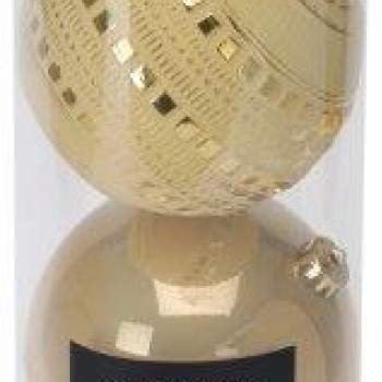 XMAS BALL 4X150MM GOLD