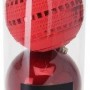 XMAS BALL 4X150MM RED