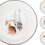 PLATE PORCELAIN 19CM ASSORTED XMAS DESIGNS