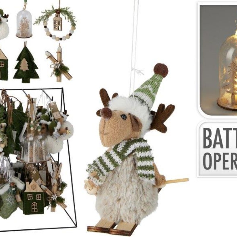 XMAS HANGING DECOR ASSORTED
