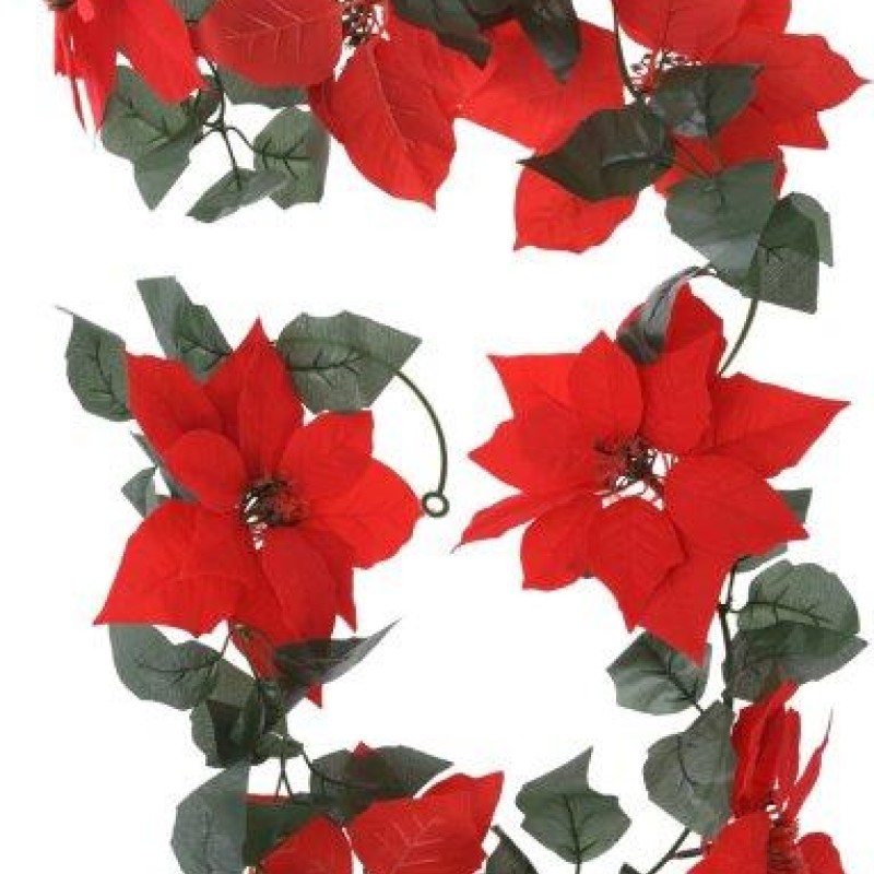 CHRISTMAS FLOWER GARLAND 190