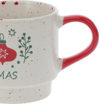 MUG STONEWARE SET 2 ASSORTED DESIGN