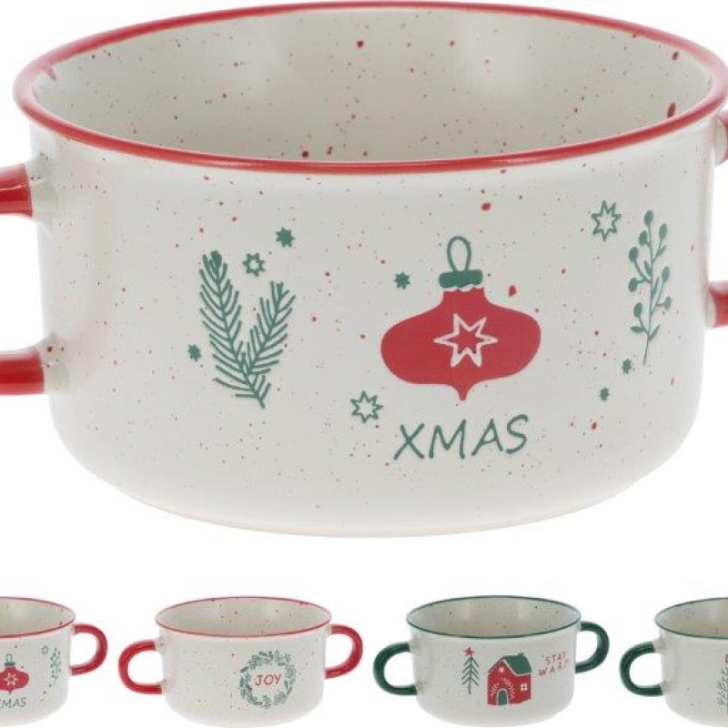 JUMBO MUG STONEWARE 135XH75MM ASSORTED
