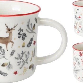 MUG NEW BONE PORCELAIN 400ML ASSORTED