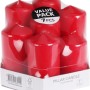 CANDLE PILLAR SET RED