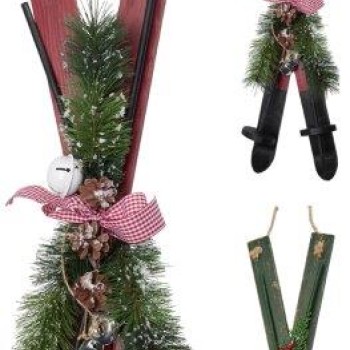 SKI HANGING DECOR 60CM ASSORTED