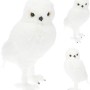 OWL STANDING 49CM WHITE ASSORTED