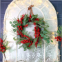 LOTUS: XMAS PREMIUM WREATH RED