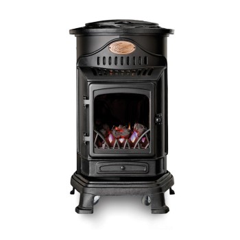 Provence Portable Gas Stove Heater Matte Black 3KW