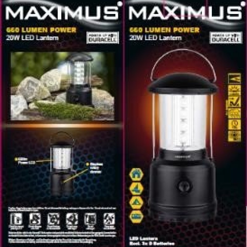 MAXIMUS LED LANTERN 20W DIMMABLE