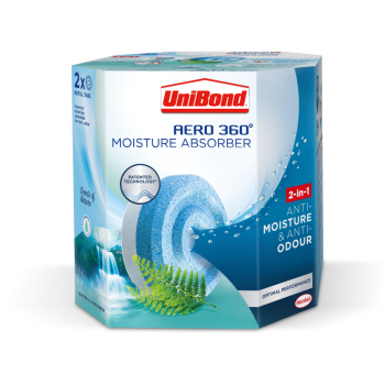 Unibond Aero 360 Moisture & Odour Absorber Refill - Waterfall Freshness