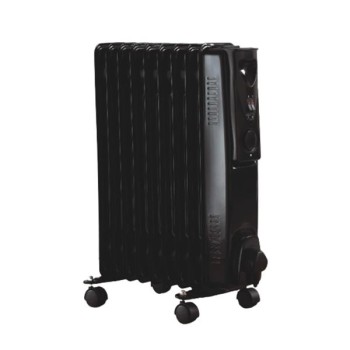 HH : OIL FILLED HEATER 9 FIN 2000W BLACK