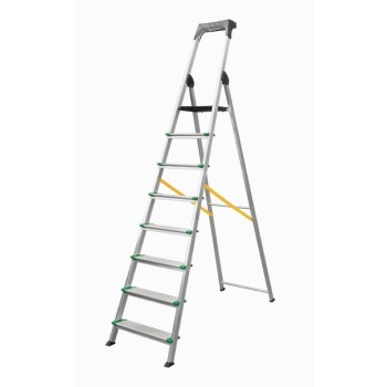 UH :PROBUILD 8 TREAD ALUMINIUM TRADE STEP LADDER