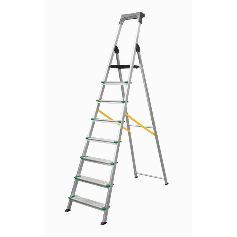 UH :PROBUILD 8 TREAD ALUMINIUM TRADE STEP LADDER