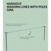 Brabantia Hangout Washing Lines with Poles 50m 